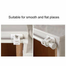 Hooks Adjustable Towel Holder Curtain Rod Clip Hanging Rack Hanging Rod Holder