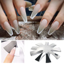 Tips Manicure Edge Trimmer Pro 9 Size Almond Shape Easy French Smile Cut V Line