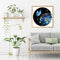 Digital Paint Circular Pattern Painted By Numbers On Canvas