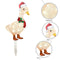 Light-Up Duck with Scarf Christmas Garden Stakes Light for Party Favor (M) Newly