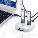 MAIWO K3016SD M.2 SSD Dock Dual Bay SATA/NVMe SD Card Reader Station (US)