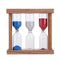 1/3/5 Minutes Wood Frame Hourglass Sandglass Sand Clock Timer Random Color