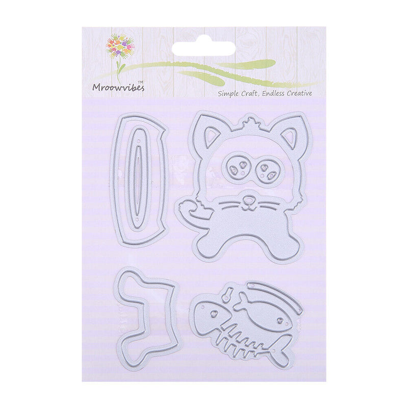 1 Set Cat Metal Cutting Dies for DIY Scrapbook Emboss Stencil/MS268-200969.01