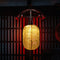 Solar Lantern Chinese Japanese Print Hanging Outdoor Garden Party Light (A)