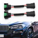 2pcs H11 H9 H8 Extension Wiring Harness Sockets Wires for Halogen Headlight 20cm
