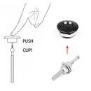 1.25" Push Button Quick Release Hood Bonnet Pins Lock Clip Car Bumper Latch Kit