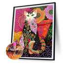 5D Diamond Painting Kit Cat Partial Special Shape Drill DIY Craft Mosaic Picture