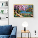 DIY Diamond Painting Embroidery 5D River Tree Cross Stitch Mosaic Needlewor