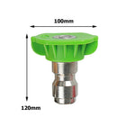 1/4 inch Quick Connect Pressure Car Washer Lance Spray Nozzle Tip (Green)