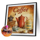 5D DIY Diamond Painting Coffee Full Square Drill Mosaic Rhinestone Home Pictu