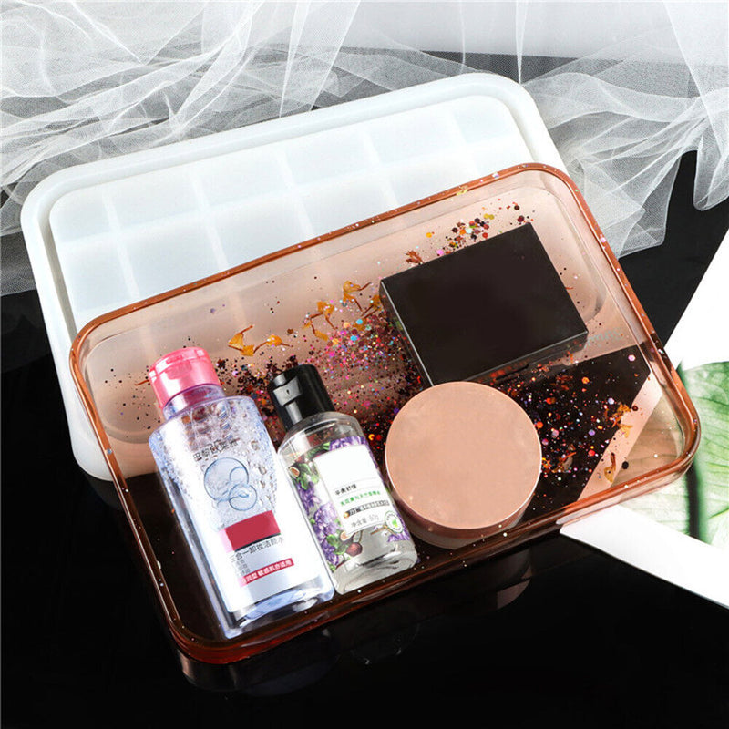 Rectangle Tray Silicone Mold DIY Making Homemade Mould Home Living Room Decor