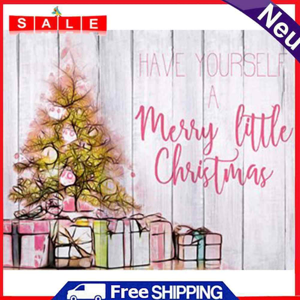 DIY Handpaint Paint By Numbers Oil Canvas Pictures Christmas Gift Kit Wall Decor