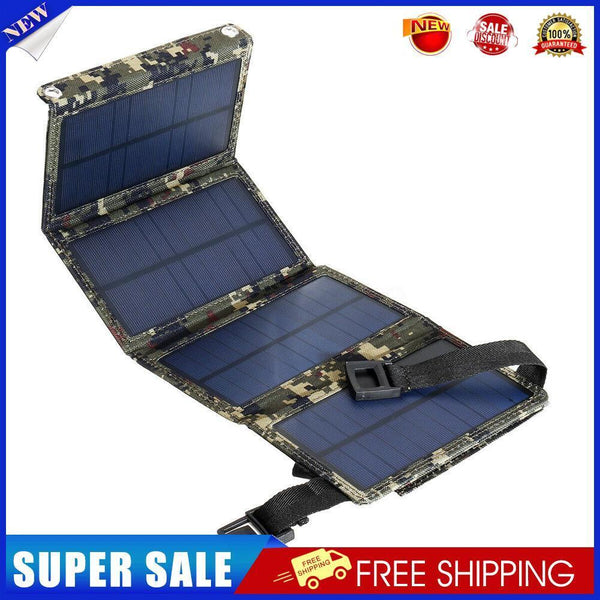 Waterproof 20W 5V Foldable USB Solar Panel Charger for Hiking (Camouflage)