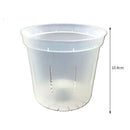 5pcs Orchid Planting Pots Transparent Seedling Garden Flower Pot (no Base) Newly