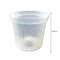5pcs Orchid Planting Pots Transparent Seedling Garden Flower Pot (no Base) Newly