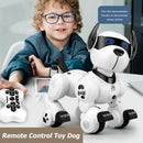 Electronic Dancing Smart Remote Control Robotic Patrol Dog Pets Toys White