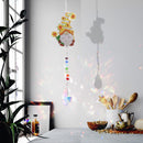 Diamond Drill Rainbow Collection Hang Crystal Prisms Wind Chime (Gnome) Newly