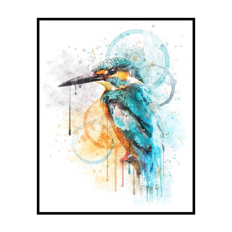 11CT Full Embroidery Bird Cotton Print Cross Stitch Home Living Room Decorati