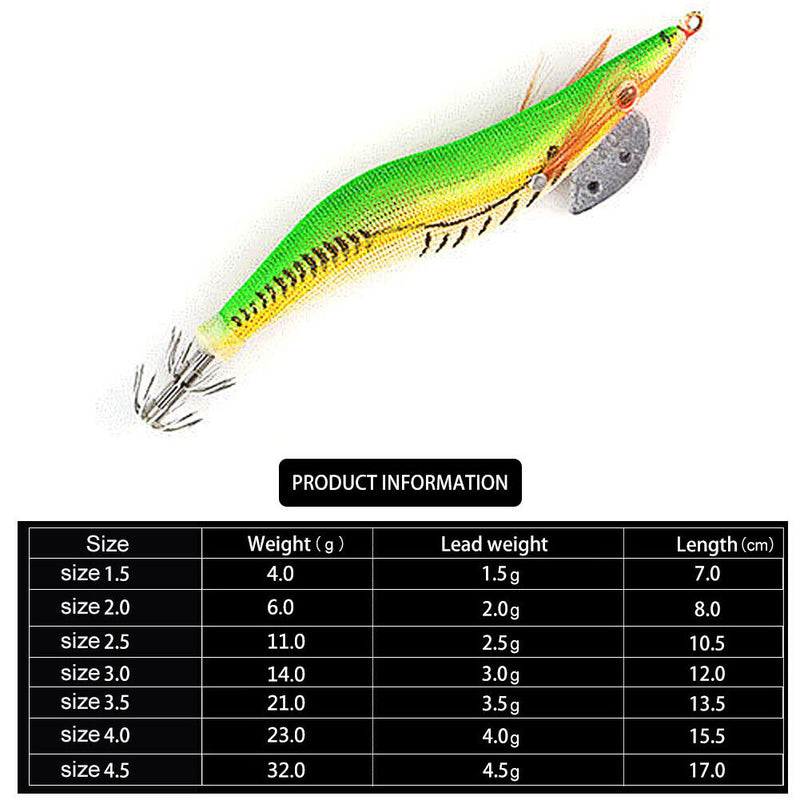 24.5g 13.5cm Artificial Crankbait Luminous Blowing Squid Fishing Lures Jig Ho