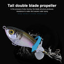 9g 16g Popper Fishing Lure Topwater Floating Double Propeller Tail Hard Baits
