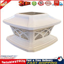 Garden Solar Post Light LED Outdoor Fence Gate Pillar Head Courtyard Lamp Newly