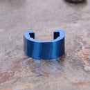 5pcs Bike Bicycle Cycle C-Clips Buckles Pants Brake Line Gear Cable (Blue)