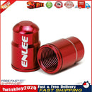 2pcs Aluminum Alloy Bike Valve Cap Bicycle Wheel Valve Cover Cap (Red AV) Newly