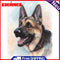 Dog Oil Paint By Numbers Kits DIY Canvas Wall Art Picture Craft Home Decoration