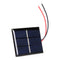 0.4W 1.5V Solar Panel with Wire Mini Solar System DIY for Battery Cell Char