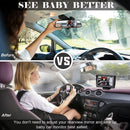 Car Rear View Monitor Baby Car Mirror Display 4.3 Inch Folding Display Screen