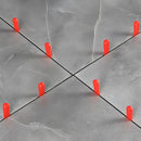 100pcs Ceramic Wedge Tile Spacer Floor Leveling System Locator (Red 5mm) Newly