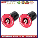 1 Pair Burnt Blue Bike Handle Bar End Caps Aluminum Alloy MTB Road Bike End