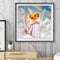 Rhinestone Picture Drawing 5D DIY Angl Full Round Drill Diamond Painting Art