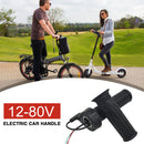1 Pair Electric Bicycle Twist Throttle Grip E-Bike Accessories Without Switch