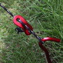 Hiking Guy Line Tightening Tensioner Rope Buckles Fastener Double Holse Hook