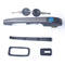 With Key Lock Outside Door Knob Door Handle For VW Volkswagen Golf Jetta Passat