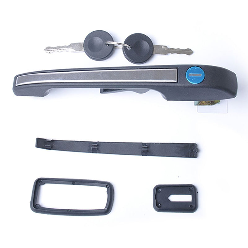 With Key Lock Outside Door Knob Door Handle For VW Volkswagen Golf Jetta Passat