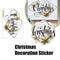 Christmas Window Stickers Merry Christmas Decorations For Home Xmas Wall Decor~