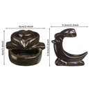 Home Decor Chinese Style Incense Burner Ceramic Backflow Censer Fragrance Lamp
