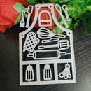 1*Kitchen Apron Cutting Die Stencil Scrapbook Embossing M2L8 Paper W1R4 DIY R2N5