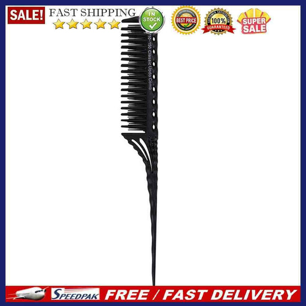 DIY Hair Cutting Tail Comb Sectioning Dyeing Brush Practical Comb Multicolor