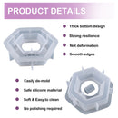 Vase Molds Kit Silicone Hexagonal Planter Molds with 3pcs Test Tubes (A) Newly