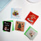 With Envelope Mini Greeting Cards Merry Christmas Postcard Xmas Patterns