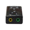 USB PC Laptop To Mic Speaker Headphone 7.1 Channel Audio Adapter Card Sound E1G9