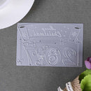 Christmas Banner DIY Metal Scrapbook Embossing Craft Cutting Die-171026
