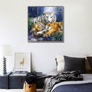 5D DIY Tiger Diamond Painting Embroidery DIY Craft Cross Stitch Home Decor Newly