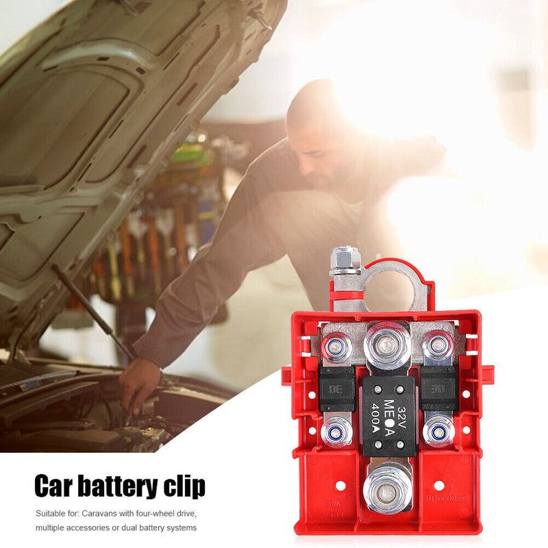 Universal 32V 400A Pile Head Battery Connector Quick Release Terminal Clip Newly