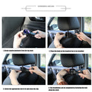 Universal 2 in 1 Car Seat Headrest Hook Phone Holder Back Seat Organizer Ha