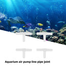 10pcs Aquarium Air Pump Line Tubing Joint Tee-Connectors Water Pipe Adapter