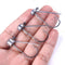 6pcs/lot Mushroom Jig Head Fishing Barbed Hooks Stainless Steel Hook (5.6g)